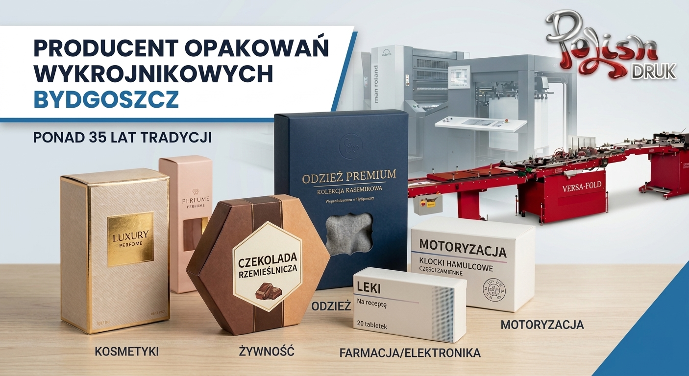 Druk opakowania kartoniki Bydgoszcz